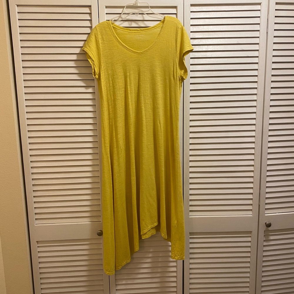 Eileen Fisher Yellow Dress- Size XS